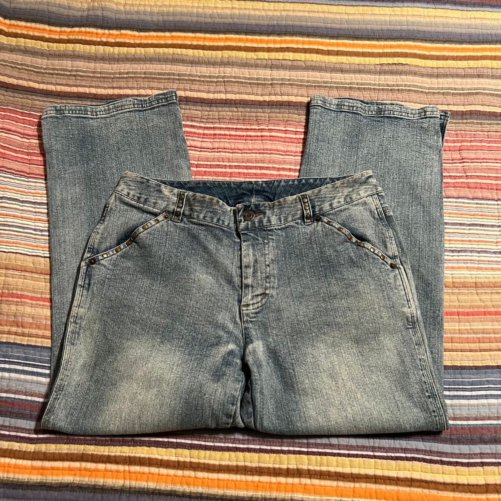 Telluride Clothing Co. Jeans Womens Size 6 Light Wash Denim Bootcut Casual - Picture 4 of 7